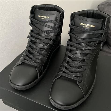 ysl high top sneakers replica